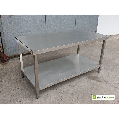 Bàn chặt 2 tầng có thanh cài dao, 1500x750