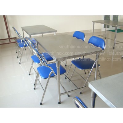 Bàn ăn inox 1200x700