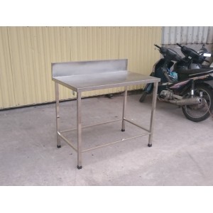 Bàn inox có thành chắn, 1000x600 Bàn inox có thành chắn, 1000x600