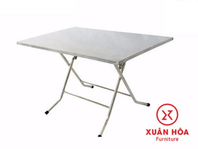 Bàn xếp inox Xuân Hoà 1140x700, 304