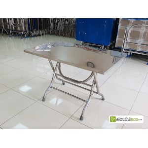Bàn xếp inox loại nhỏ, KT 1000x600 Bàn xếp inox loại nhỏ, KT 1000x600