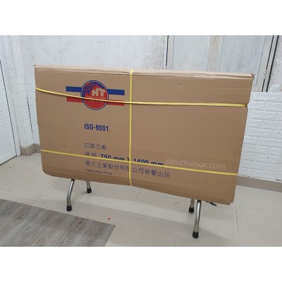 Stainless steel table 1400x750