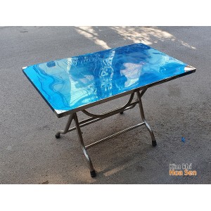 Bàn xếp inox, KT 1200x700 giá rẻ (8.5kg)