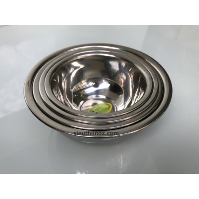Bát inox sâu lòng HPT các kích cỡ Bát inox sâu lòng HPT các kích cỡ