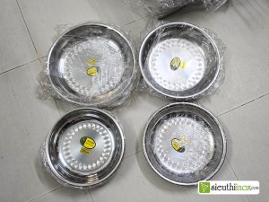 Đĩa inox sâu lòng Vietcook các cỡ