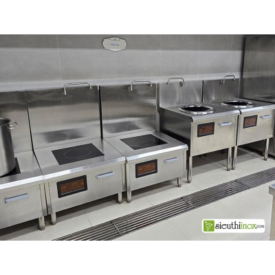 Bếp từ công nghiệp 15kw mặt phẳng Bếp từ công nghiệp 15kw mặt phẳng