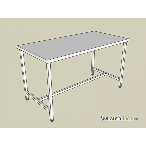 Các mẫu bàn inox 1 tầng