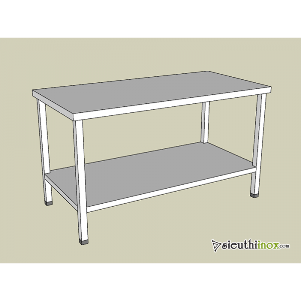 Các mẫu bàn inox 2 tầng Các mẫu bàn inox 2 tầng