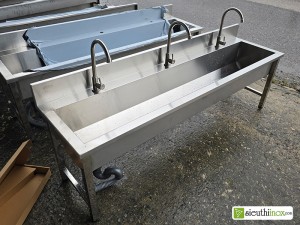 Bồn rửa tay inox dùng cho trường mầm non, tiểu học