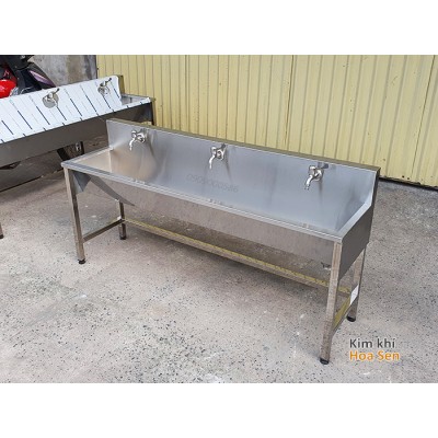 Bồn rửa tay inox trường học, nhà máy, bệnh viện