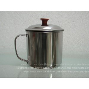 Ca inox 8cm có nắp Ca inox 8cm có nắp
