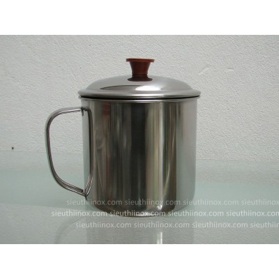 Ca inox 8cm có nắp Ca inox 8cm có nắp