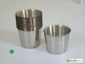 Ly đá inox số 8