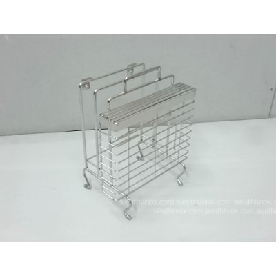 Giá để dao thớt đôi inox 304 Giá để dao thớt đôi inox 304