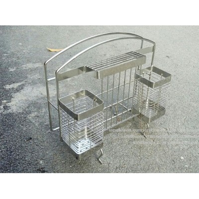 Giá để dao thớt đôi inox 304 Giá để dao thớt đôi inox 304