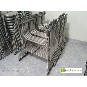 Chân bàn xếp inox phi 25 Chân bàn xếp inox phi 25