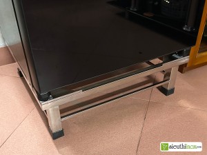 Chân inox kê tủ lạnh cao 20cm