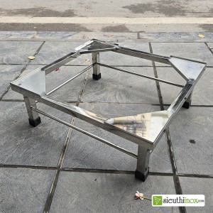 Chân inox kê máy giặt, tủ lạnh nhiều kích cỡ