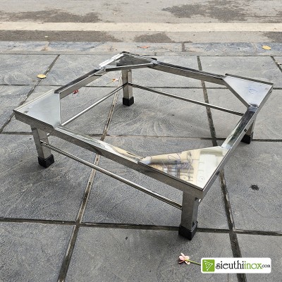 Chân inox kê máy giặt, tủ lạnh nhiều kích cỡ