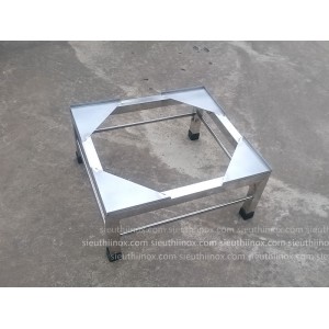 Chân tủ lạnh inox