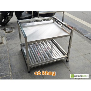 Kệ kê máy giặt, máy rửa bát, tủ lạnh, loại có khay hứng nước