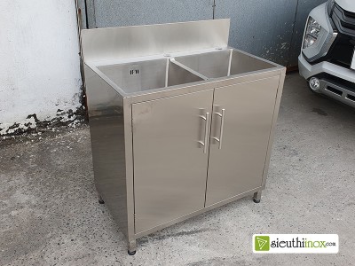 Tủ chậu rửa 2 hố 82Q