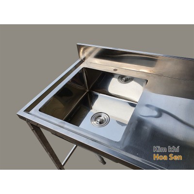 Thanh lý chậu rửa bát inox 1 hố có bàn Thanh lý chậu rửa bát inox 1 hố có bàn