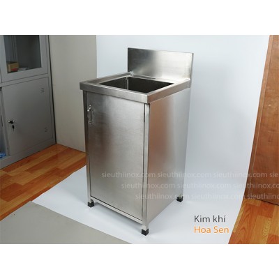 Tủ chậu rửa công nghiệp 1 hố