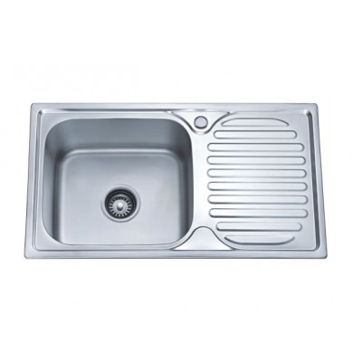 Chậu rửa inox 1 hố 7743C Chậu rửa inox 1 hố 7743C