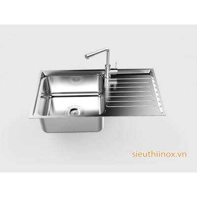 Chậu rửa  bát 1 hố 1 bàn Sơn Hà, S78