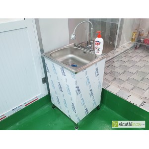 Chậu rửa A8 có chân và quây Chậu rửa A8 có chân và quây