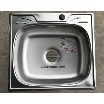 Chậu rửa inox có chân, loại 1 hố, cr-A8C