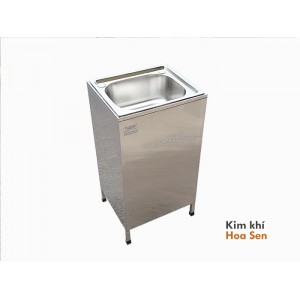 Chậu rửa tay inox có quây 4236Q Chậu rửa tay inox có quây 4236Q