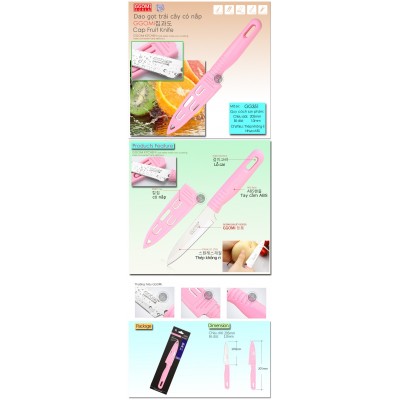 Dao inox gọt trái cây Hàn Quốc GG351 Dao inox gọt trái cây Hàn Quốc GG351