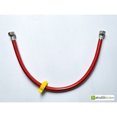 Dây cấp nước dài 60cm, nối vòi ren 21 Dây cấp nước dài 60cm, nối vòi ren 21
