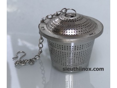 Quả chè inox bé, giỏ nhúng gia vị, hương liệu