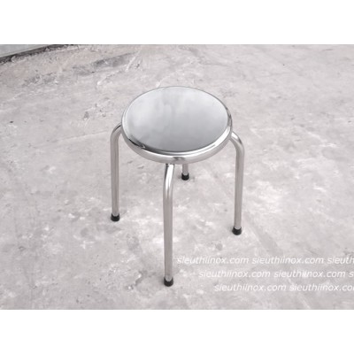 Ghế đôn inox mặt trơn GD22T Ghế đôn inox mặt trơn GD22T