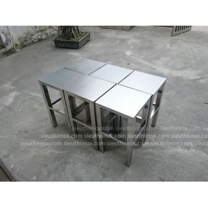 Ghế đôn inox vuông Ghế đôn inox vuông