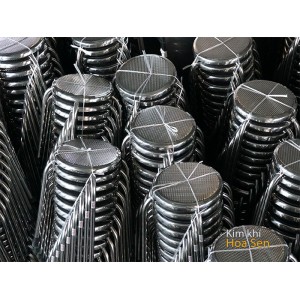 Ghế đôn inox mặt đường kính 30cm Ghế đôn inox mặt đường kính 30cm