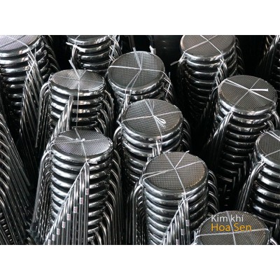 Ghế đôn inox mặt đường kính 30cm Ghế đôn inox mặt đường kính 30cm