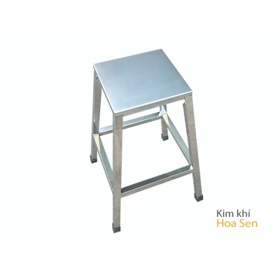 Ghế đẩu inox vuông