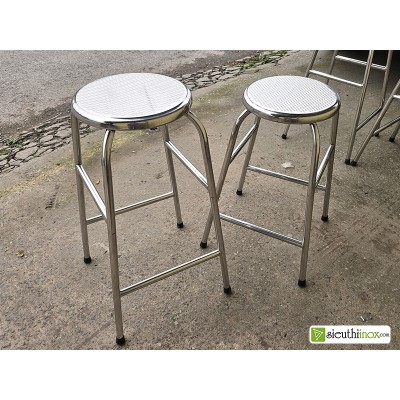 Ghế đôn inox cao 75cm có bậc Ghế đôn inox cao 75cm có bậc