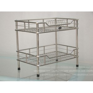 Chạn bát inox 2 tầng bề rộng 30cm, 2T-30D Chạn bát inox 2 tầng bề rộng 30cm, 2T-30D