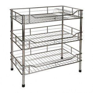Chạn bát inox 3 tầng bề rộng 30cm, 3T-30D Chạn bát inox 3 tầng bề rộng 30cm, 3T-30D