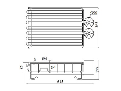 Kệ inox để bát đĩa cao cấp KCM3655