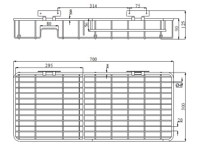 Kệ inox 304 cao cấp VC3070