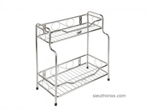 Kệ inox so le 2T 20x40