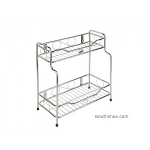 Kệ inox so le 2T 20x40 Kệ inox so le 2T 20x40