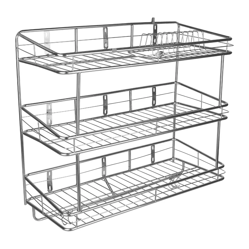 GIÁ ĐỂ BÁT ĐĨA INOX 2 TẦNG PHÙ HỢP TỦ BẾP TRÊN GỌN GÀNG TIỆN LỢI