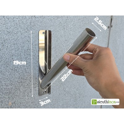 Giá cắm cờ, treo cờ tổ quốc, D25